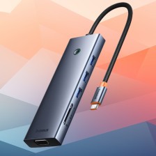 Hub USB-C Baseus 10w1 UltraJoy PD 100W za 159,99 zł (40 zł taniej) w RTV Euro AGD