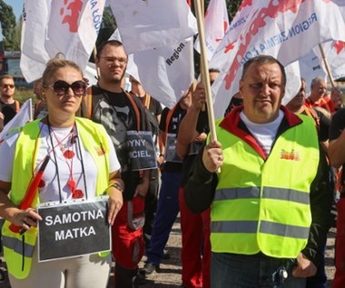 “Miały być miód i mleko, zostało grupowe zwolnienie z Beko”. Protest pracowników w Łodzi