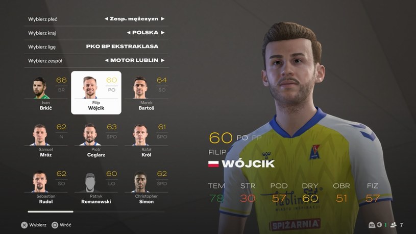 Twarze beniaminka PKO Ekstraklasy w EA Sports FC 25. Kibicom się spodobają?