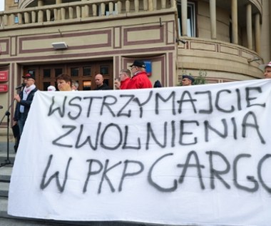 “Bandyckie bezprawie w PKP Cargo”. Protest związkowców