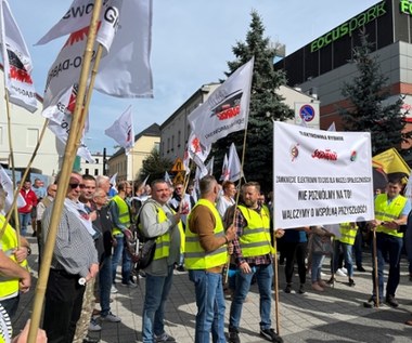 “To jest nokaut”. Protest pracowników Elektrowni Rybnik