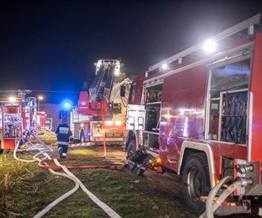 Pożar i ewakuacja w Młodzieżowym Ośrodku Wychowawczym w Rzepczynie