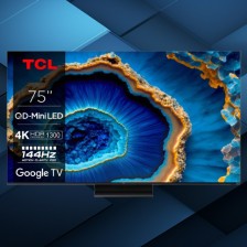 Telewizor TCL 75C809 (75″, miniLED, 4K, 144Hz, Google TV, HDMI 2.1) za 4999 zł (1000 zł taniej) w Media Expert