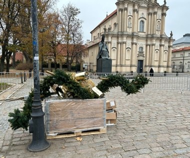 Pierwsze świąteczne ozdoby już są w Warszawie