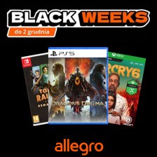 Allegro Black Weeks 2024 wystartowało. Przegląd promocji na pudełkowe gry konsolowe