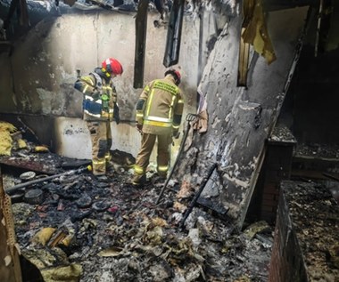 Pożar w Tychach. Ogień wybuchł w budynku, w którym jest żłobek