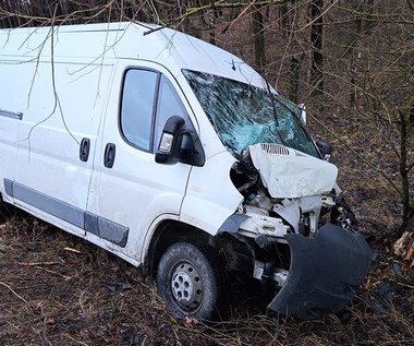 Nie żyje kierowca busa. Nad ranem uderzył w drzewo