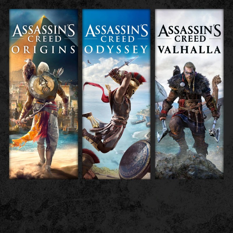 Trylogia Assassin’s Creed na konsole Xbox – Origins, Odyssey oraz Valhalla za 30,73 zł w sklepie Kinguin