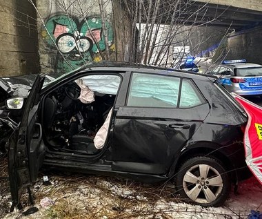 Młody mężczyzna zginął, uderzając w wiadukt. Tragedia na Śląsku