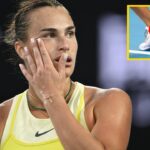 Kamery wychwyciły! To Aryna Sabalenka umieściła na bucie